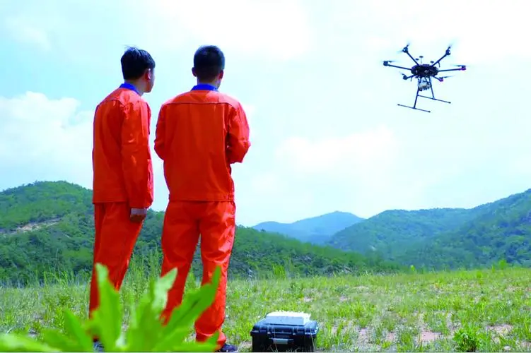 老边无人机倾斜摄影巡检拍摄